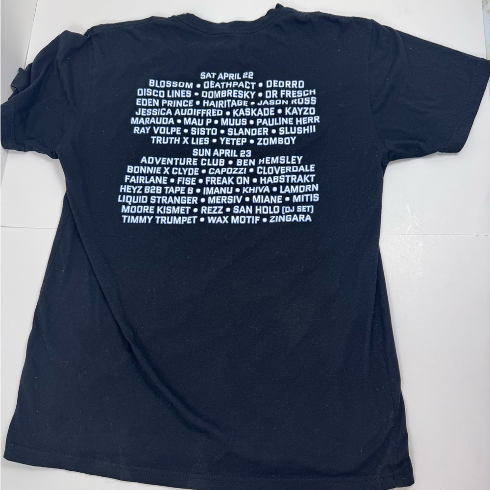 Festival T-Shirt EDM Electronic Dance Music‎ Lineup Graphic Tee